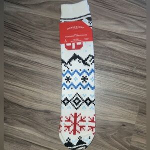 WONDERSHOP Men's Holiday Soft Crew Sweater Print Socks